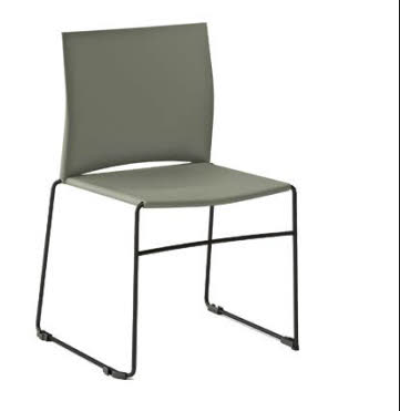 Kunststof zitting : Leger groen S513