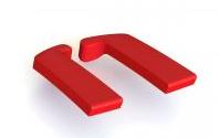 armleuning pads: rood