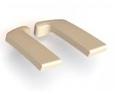 armleuning pads: zand